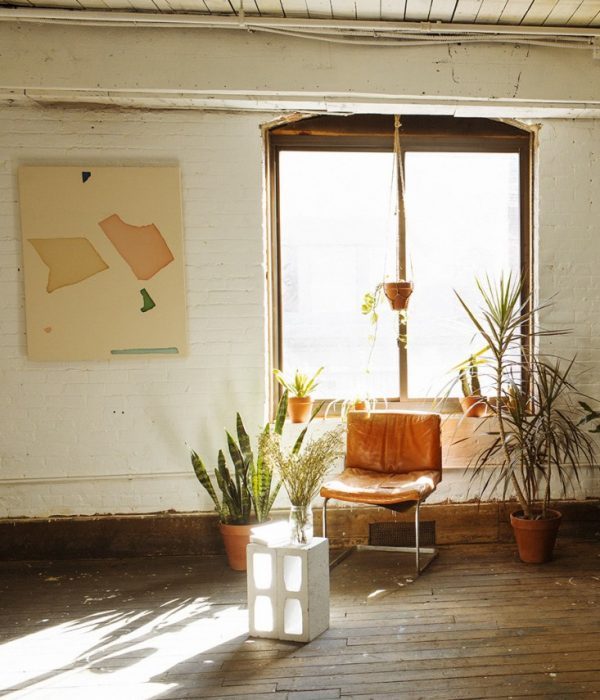 concrete side table