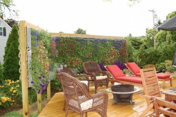 living privacy fence