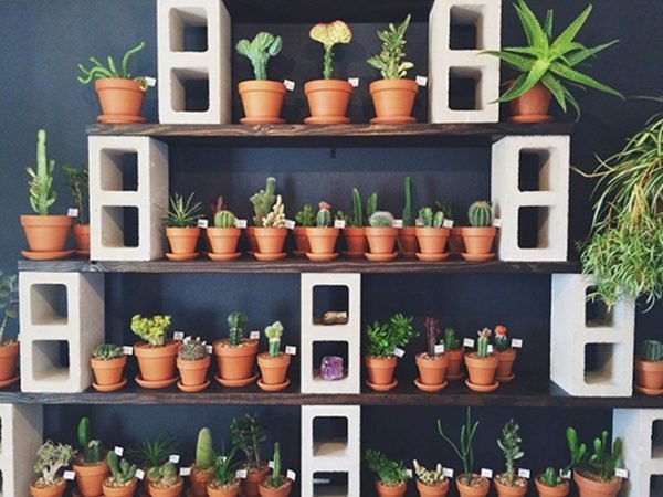 concrete shelving