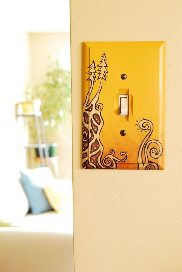 painted light switch plates