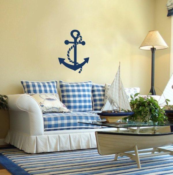 beach themed living room design 
