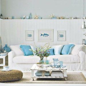 Beach-Style Living Room Decor Ideas