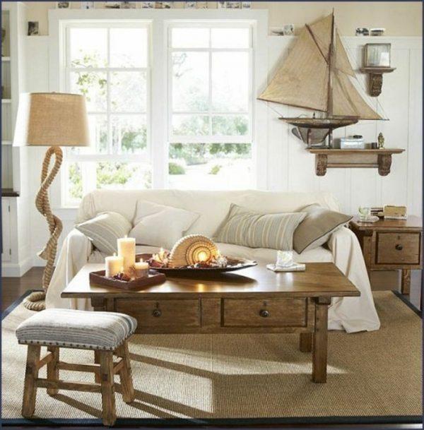 beach decor for living room 