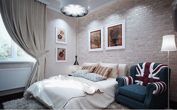exposed brick wall interior design