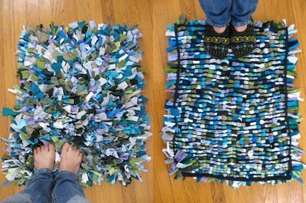 how to make a cheap area rug