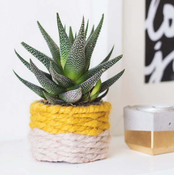 how to craft a flower pot
