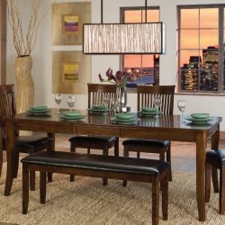 Modern wood dining room tables