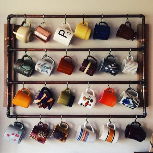Diy cup rack