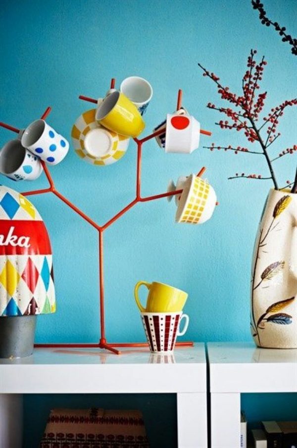 coffee cup storage racks 