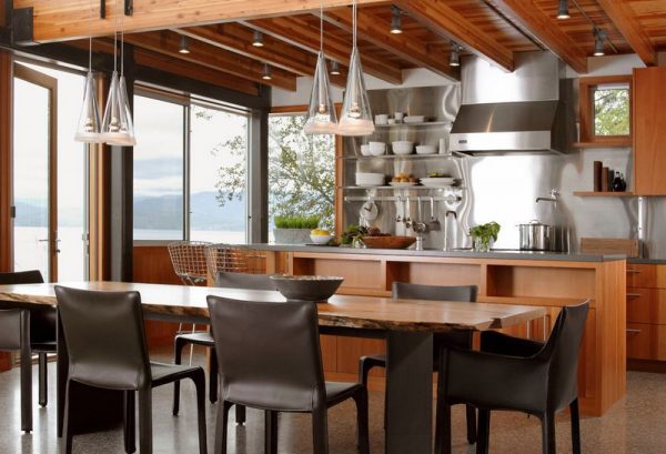 stainless steel kitchen 