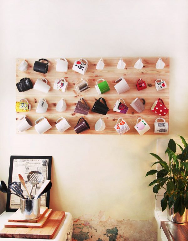 coffee mug holder rack 