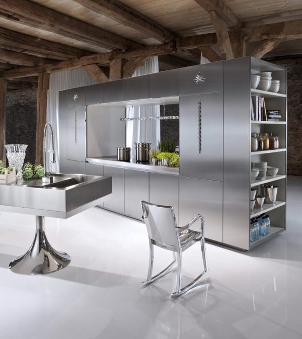 stainless steel modular kitchen