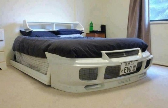furniture made with car parts 
