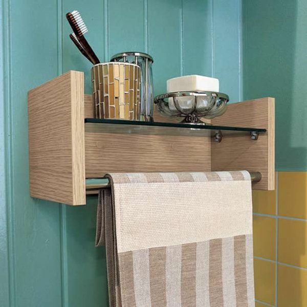 small wall shelf for bathroom