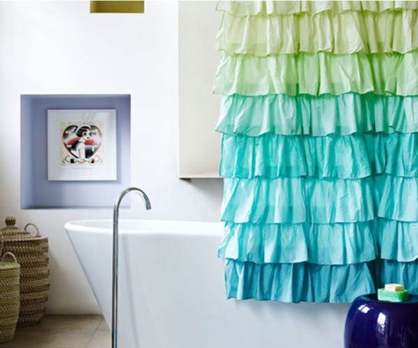 bathroom drapes and curtains