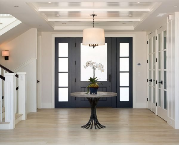 Front doors with glass
