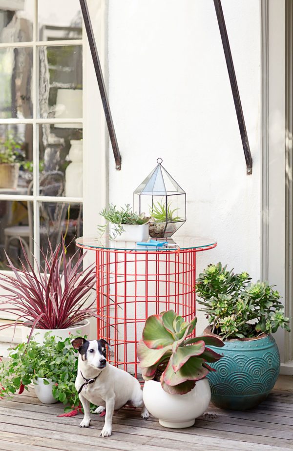 wire basket table 1