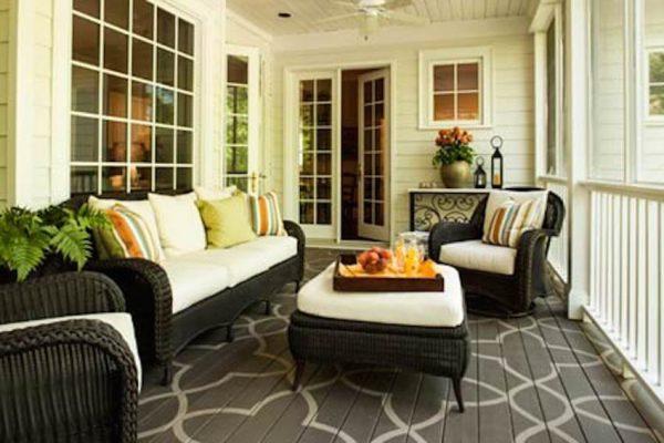 painting a deck floor 