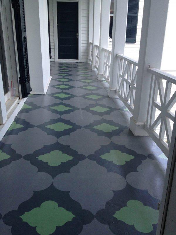 painting a porch floor