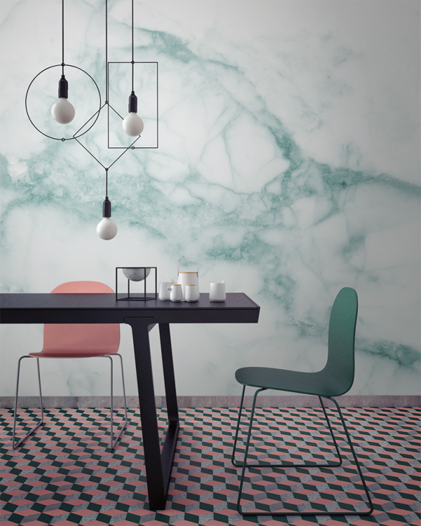 green marble wallpaper