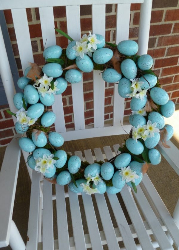 easter egg wreath diy