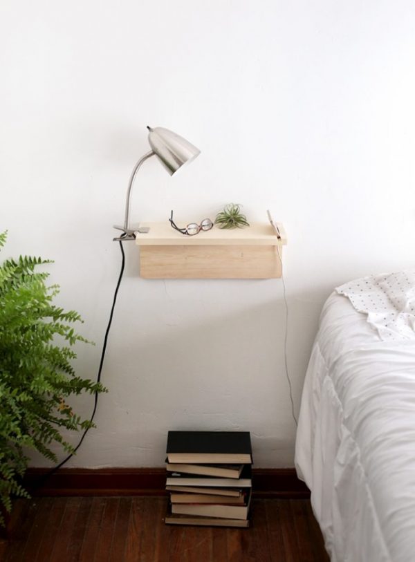 nightstand wall mounted