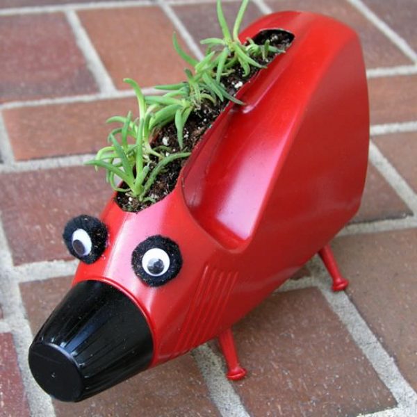 plastic bottle planter