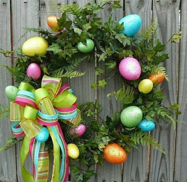 diy easter wreath