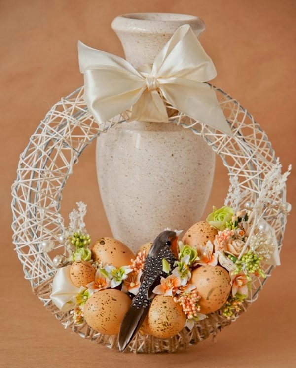 easter wreath craft 