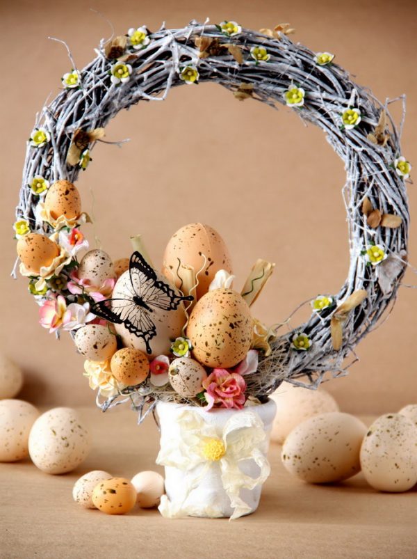 making easter wreaths
