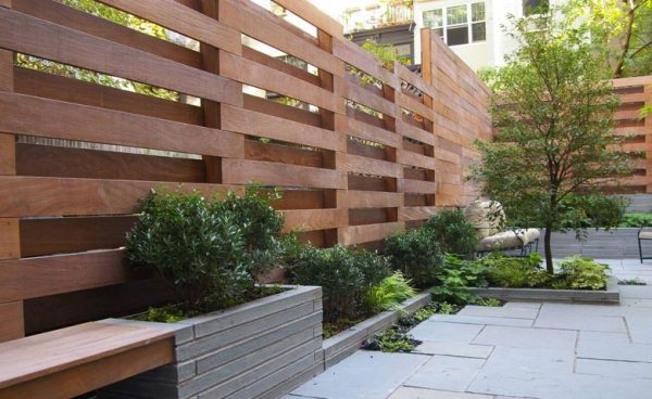 decorative wood fence