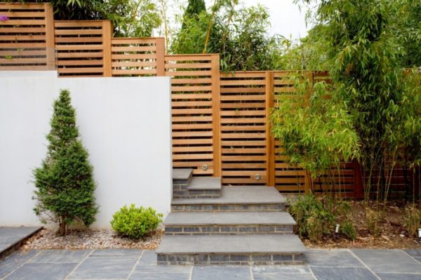 wood privacy fence styles