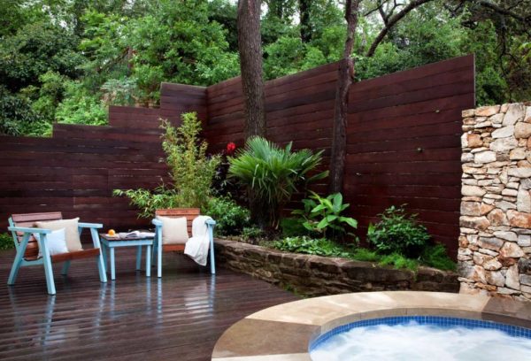 wood fence designs
