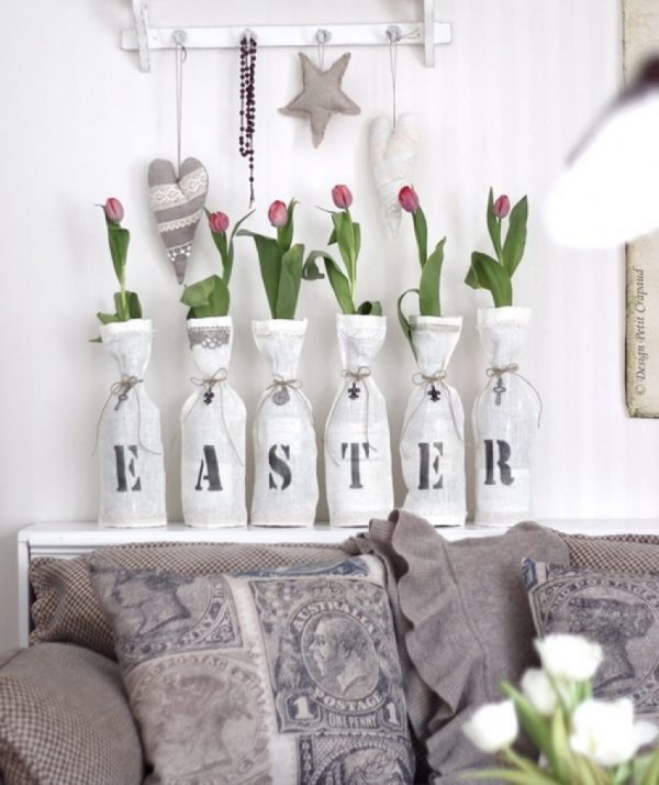  making easter decorations 