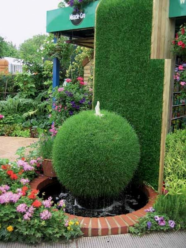 decorative outdoor water fountains