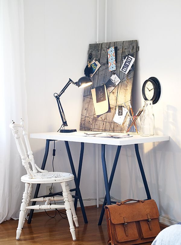 homemade notice board