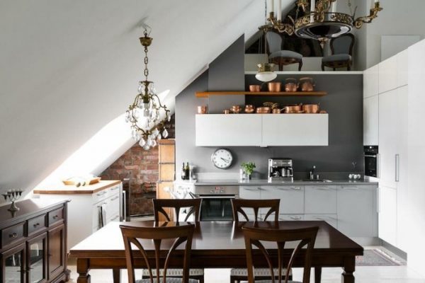 modern loft kitchen