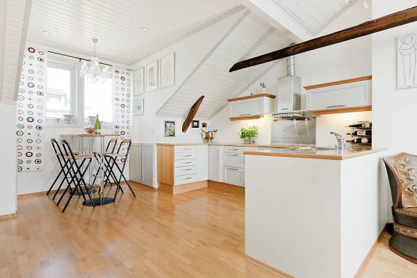 kitchen in loft
