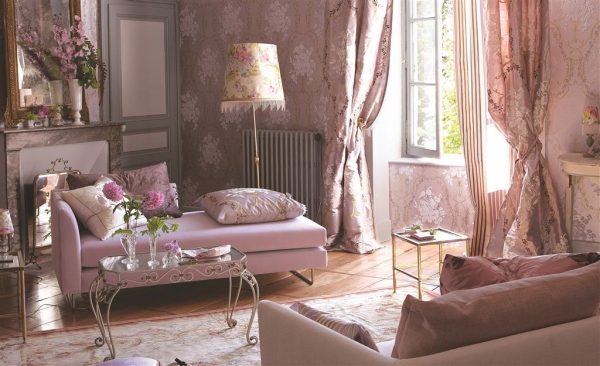 modern shabby chic living room
