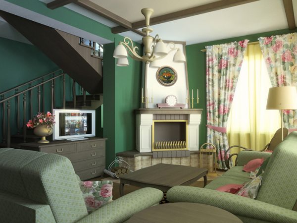 modern chic living room