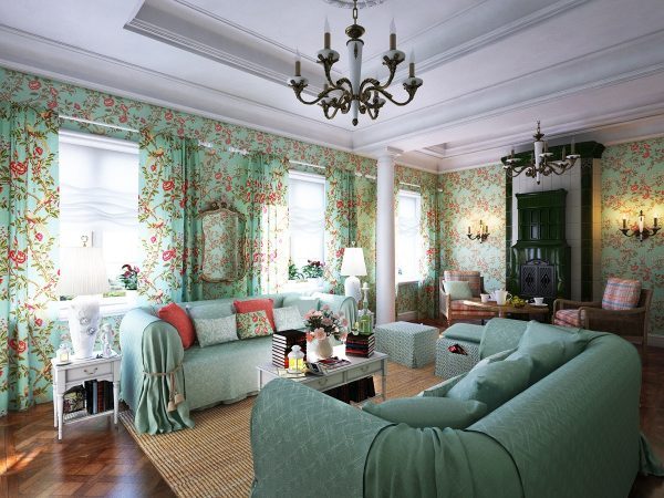 shabby chic living room curtains