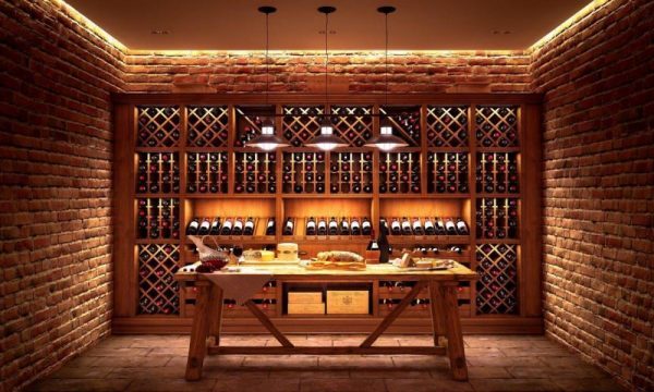 wine storage room