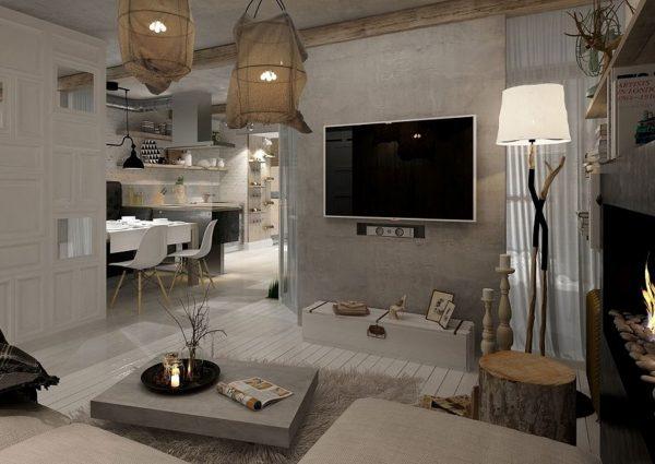 modern concrete coffee table