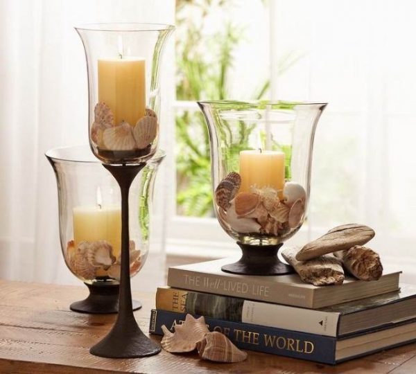 room decoration with candles