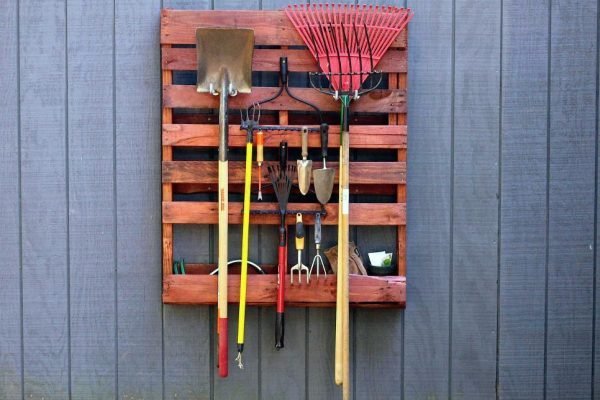 garden tool wall rack