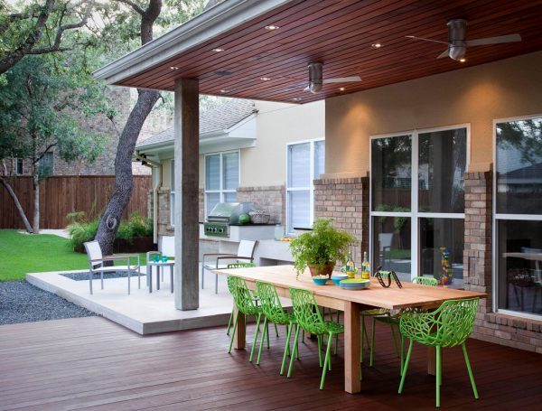 large outdoor dining table