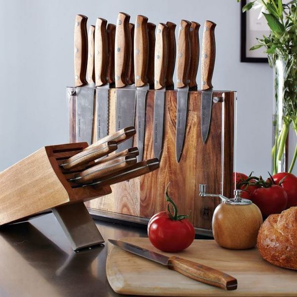cleaver knife block