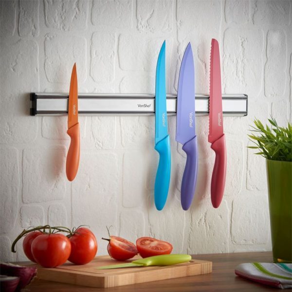 wall mounted magnetic knife rack