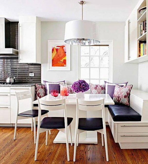 dining room table with bench
