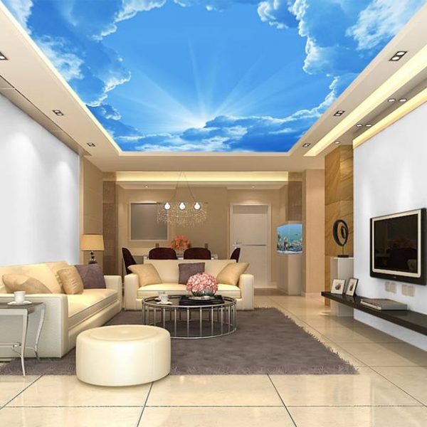 blue sky ceiling design